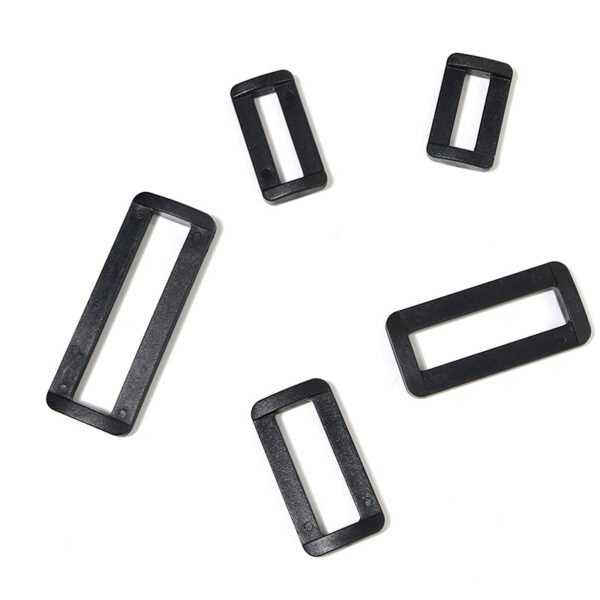 Black Plastic Square Buckle - Image 2